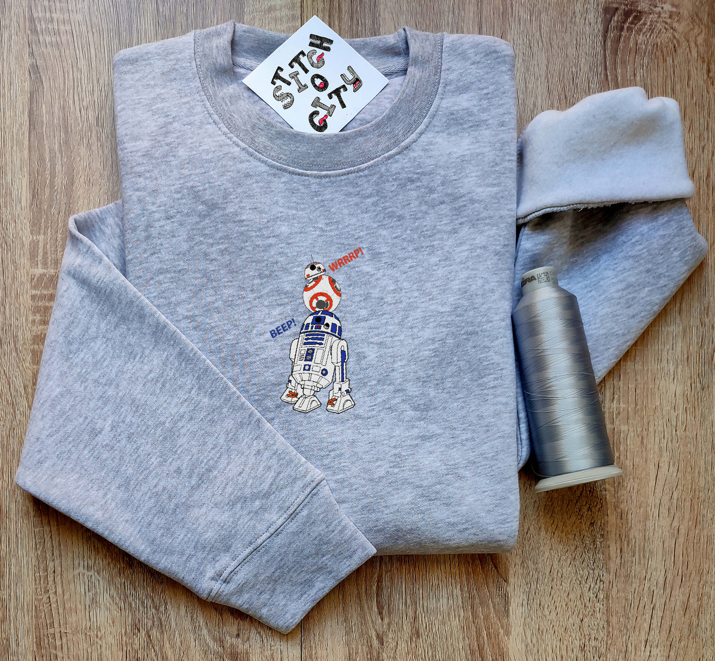 Embroidered Lovely Droids Characters embroidered Sweatshirt, embroidered Hoodie, embroidered T-shirt, Love Gifts, Valentine's day gift