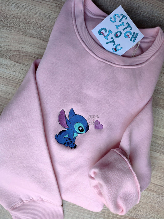 Embroidered Lovely Character embroidered Sweatshirt, embroidered Hoodie, embroidered T-shirt, Love Gifts